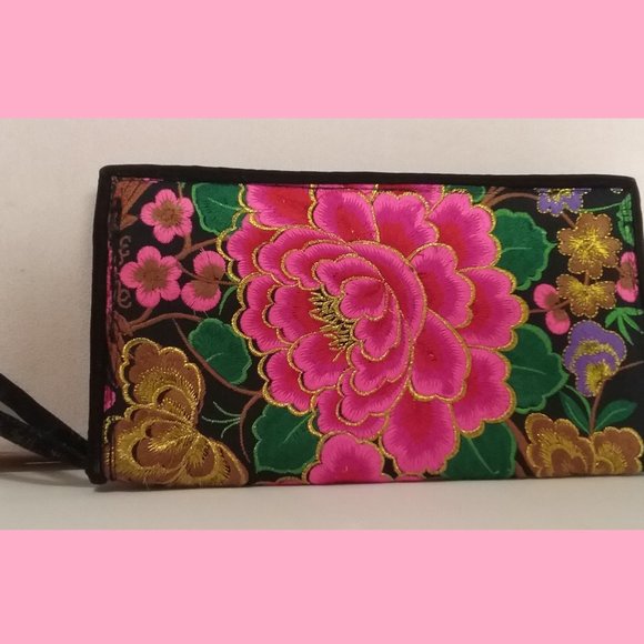 Embroidered 10 inch Clutch - Picture 2 of 4